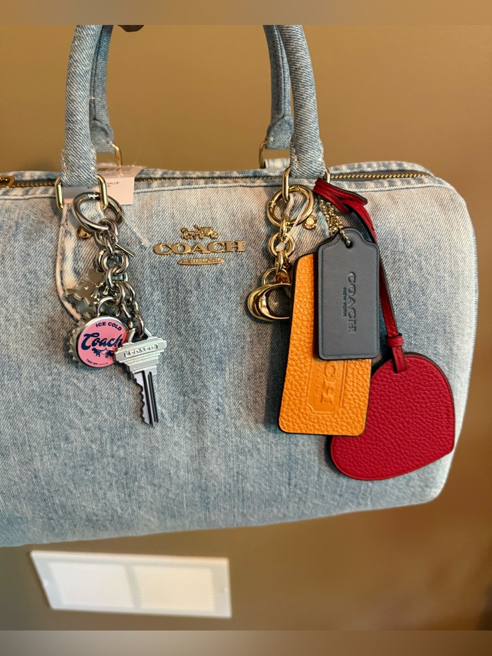 New Loved Denim Rowan Large Satchel Bag - Picture 5 of 6